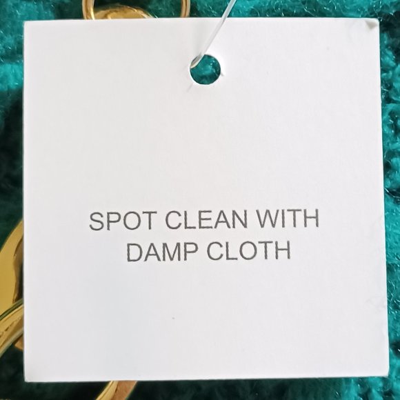 NEW!  Virginia Wolf Black Faux Croc Leather Shoulder Purse - Picture 5 of 5